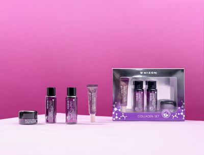 Set MIZON Collagen, tonik lifting 40 ml + emulsion lifting 40 ml + krem për sy 10 ml + krem lifting 15 ml