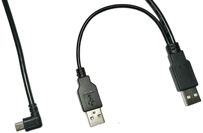Kabllo USB Microconnect USB 2.0 A në Micro USB, kënd 90°, i zi