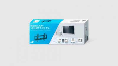 Mbajtëse murale TV TB Print TB-251, 42", 20 kg, e zezë