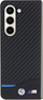 Mbulesë telefoni BMW M Carbon Blue Line për Samsung Galaxy Z Fold5, PU, e zezë