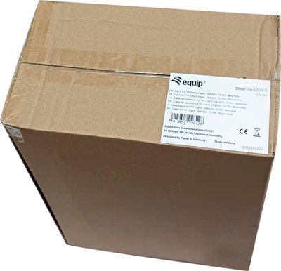 Kabllo rrjeti Equip Patch Cable Cat6, S/FTP, 10m, e bardhë