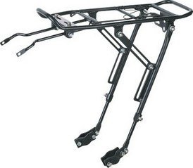 Bagazhieri i biçikletës Azimut Foldable Alu, 24–29", i rregullueshëm, alumini, i zi