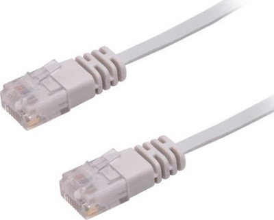 Kabllo rrjeti MicroConnect V UTP601 FLAT, CAT6, 1m, gri