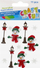 Set zbukurimi Craft with Fun, ornamente filci me ngjitje për Krishtlindje, 11 copë, me shumë ngjyra