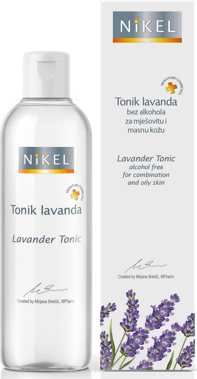 Тоник за лице Никел лаванда, за комбинирана и мрсна кожа, 200 ml