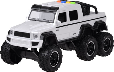 Makina lodër off-road ZA4369, 6 rrota, me drita dhe zë, e bardhë