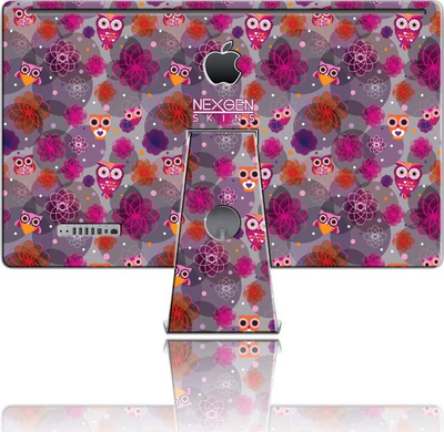 Skin mbrojtës Nexgen Skins Owlettes 3D, për iMac 27", efekt 3D, shumëngjyrëshe