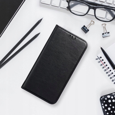 Këllëf libri OEM SMART MAGNETO për Samsung A17 / Oppo A17k, me magnet, me xhep, i zi