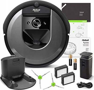 Robot fshesë IRobot Roomba I715040, filtër AeroForce, bateri Lithium Ion, ngjyrë zi-gri
