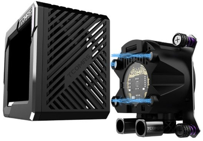 Ftohës uji për CPU Tcomas LG700 PRO 360, 3.5", ARGB, i zi