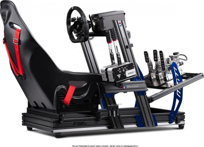 Kabinë për gara Next Level F-GT Elite iRacing Edition (NLR-E012), e zezë