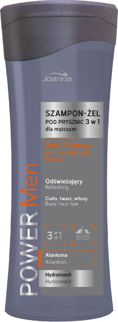Шампон за мажи 3-во-1 Joanna Power Men, 300 ml