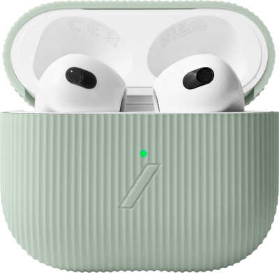 Mbulesë Native Union Curve Case për AirPods 3, silikon, jeshile sage
