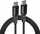 Kabllo karikimi Maclean MCE493, 2 x USB C, 15W QC 3.0, 1m, e zezë