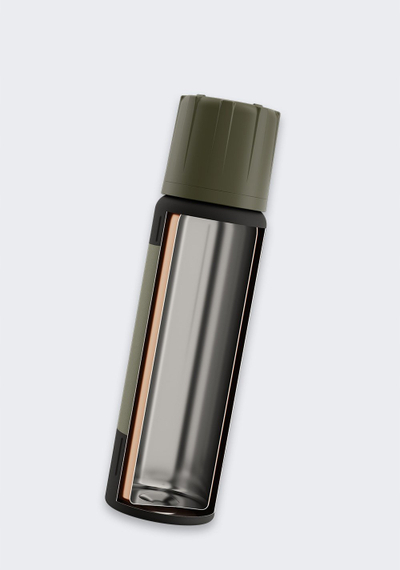Термос Sigg Alpine Star 0.75L, нерѓосувачки челик, вакуум изолација, сив