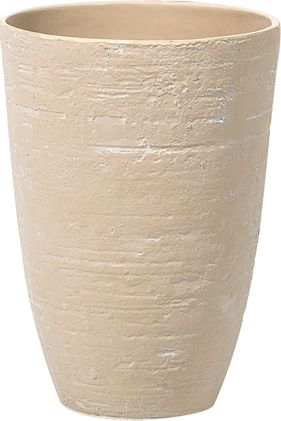 Vazo zbukuruese Beliani Camia, 35 cm, gur artificial, bezhë