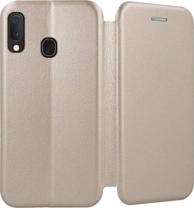 Mbulesë portofol për telefon Flip Elegance për iPhone 13 Pro, me kapak, gold