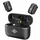 Set mikrofoni pa tela Luucco MiniPods K2, Lightning, 2 copë, i zi