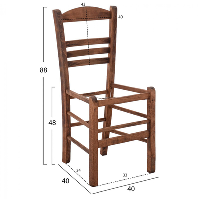 Karrige druri 40×40×88 cm (HM5575.01)