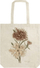 Çantë shpine Skona Ting Cotton Bag Carnations, pambuk organik, shumëngjyrëshe