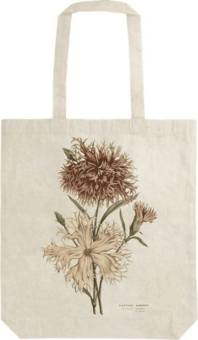 Çantë shpine Skona Ting Cotton Bag Carnations, pambuk organik, shumëngjyrëshe