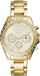 Рачен часовник Fossil Modern Courier, хронограф, 40mm, инокс челик златна боја