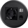 Prizë tavoline Spacetronik Ergoline SPS-R1D4B, 1x230V, 2xUSB RJ45, e zezë
