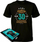 Bluzë T-shirt For Him 30, për 30 vjetor, madhësia XL, e zezë