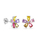 Vathë për femra AGAIN Jewelry AJNS0040, të argjendtë/shumëngjyrësh