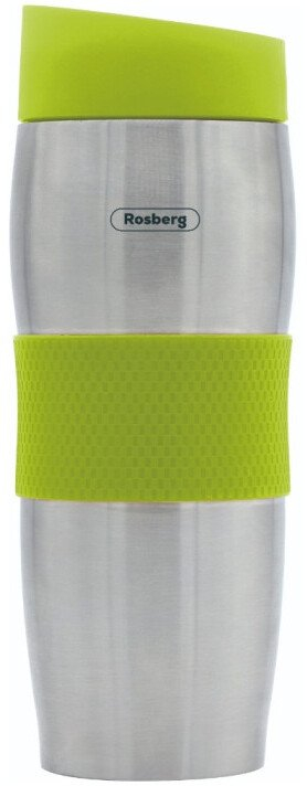 Gotë termike Rosberg R52011C, 380 ml, çelik inox, jeshile