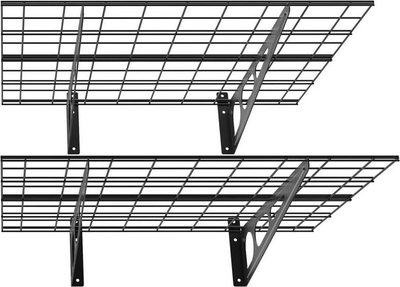 Raft varës për garazh Ergosolid PG26B, metal, 2x90 kg, i zi