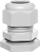 Glandë kabllore VZ032M M32, IP65, plastike, e bardhë