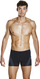 Rroba banjo Speedo Chevron Splice Aquashort, nr. 34, të zeza/hirta