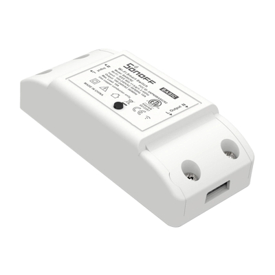 Ndërprerës smart WiFi Sonoff Basic R2, 10A, 90-250V, i bardhë