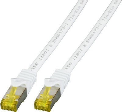 Kабел за мрежа EFB-Electronics RJ45, 20 m, Cat.6A S/FTP, LSZH, бел