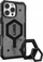 Set mbrojtës UAG Pathfinder MagSafe për iPhone 16 Pro Max, me unazë mbajtëse, gri me të zezë