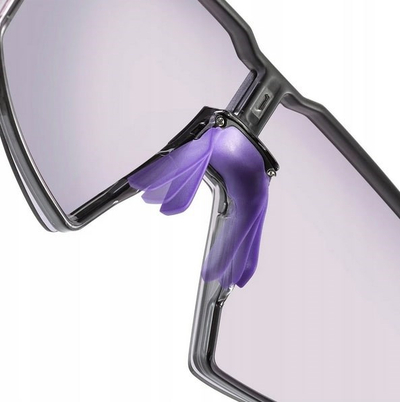 Syze sportive Julbo Edge, lente fotokromike Trivex, Cat. 3, të zeza me të kuqe
