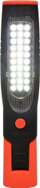 Dritë dore pune YATO YT-08507, LED, me bateri të rikarikueshme, e zezë portokalli
