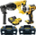Set veglash elektrike Dewalt DCK2023M2T QW, 18V XR, 2 bateri 4.0Ah, i verdhë