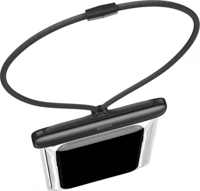 Qese ujërezistente për telefon Baseus, universale, me litar, gri me të zezë