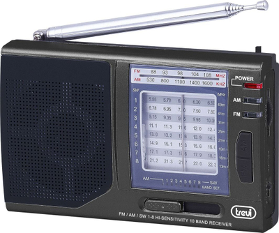 Портабилно радио Trevi MB728, FM AM SW, црно