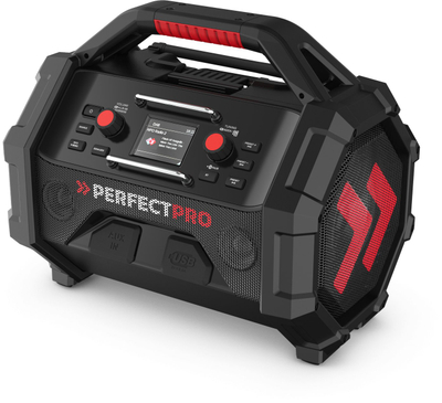 Радио за работа Perfectpro Rocktagon, 18V AMPShare, DAB+, Блутут, сино