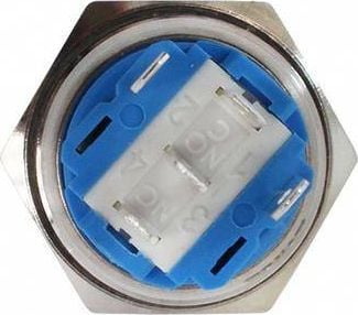 Ndërprerës MTuning 304SS 19mm, ON OFF, LED blu