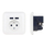 Fole rrjeti Platinet + 2 USB 2.1A [43964]