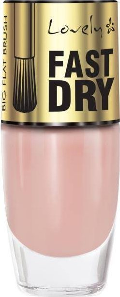 Llak thonjsh Lovely Fast Dry, tharje e shpejtë, 8ml, rozë nude