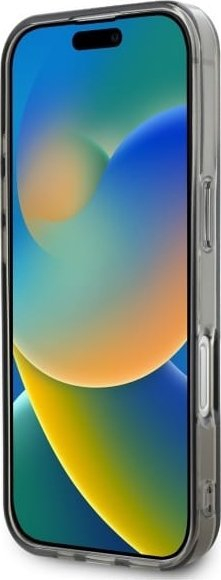 Mbrojtëse telefoni Mercedes për iPhone 16 Pro 6.3", MagSafe, transparente, argjendtë