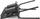 Tharëse enësh e palosshme Brabantia Folding Dish Rack Large, plastike, gri e errët