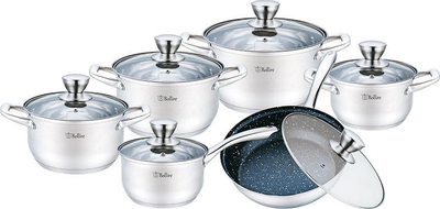 Set i enëve për gatim Bollire (7323930090), i argjendtë