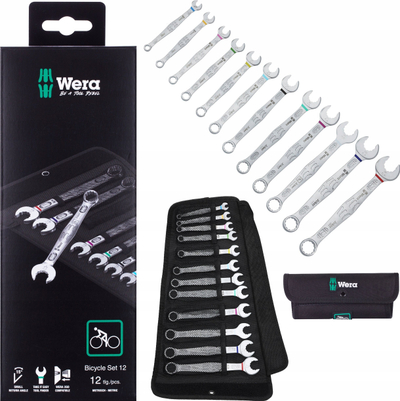 Set çelësash të kombinuar Wera Bicycle Set 12, 12 copë, me çantë