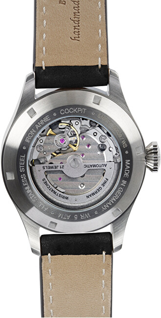 Orë për meshkuj Iron Annie Cockpit Automatic 5162-2, e zezë
